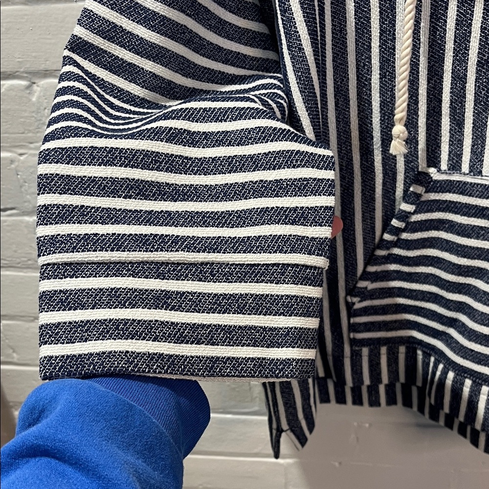 J. Crew Navy and White Striped Pullover NWT - Picture 4 of 7